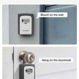 Wall Mounted & Hanging Key Safe Lock Box