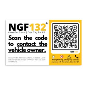 NGF13 Contact Sticker For Bike and Car