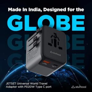 Made In India Global Power Adapter Supports Type C Fast Charging